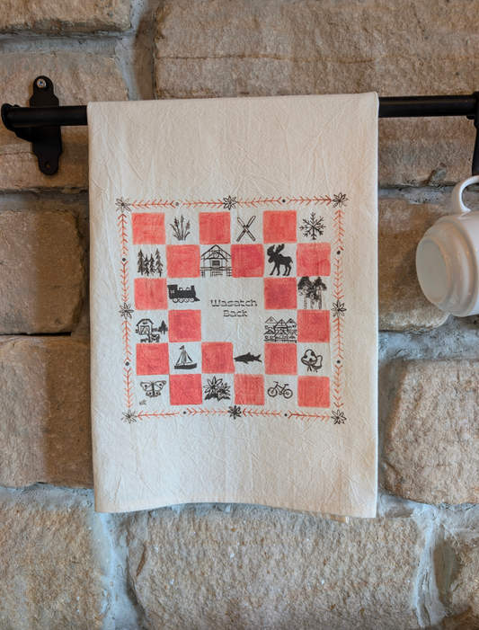 Favorite Things Wasatch Back Utah Cotton Tea Towel