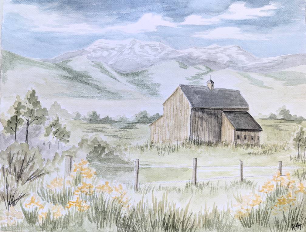 June Watercolor Class- Tate Barn Midway
