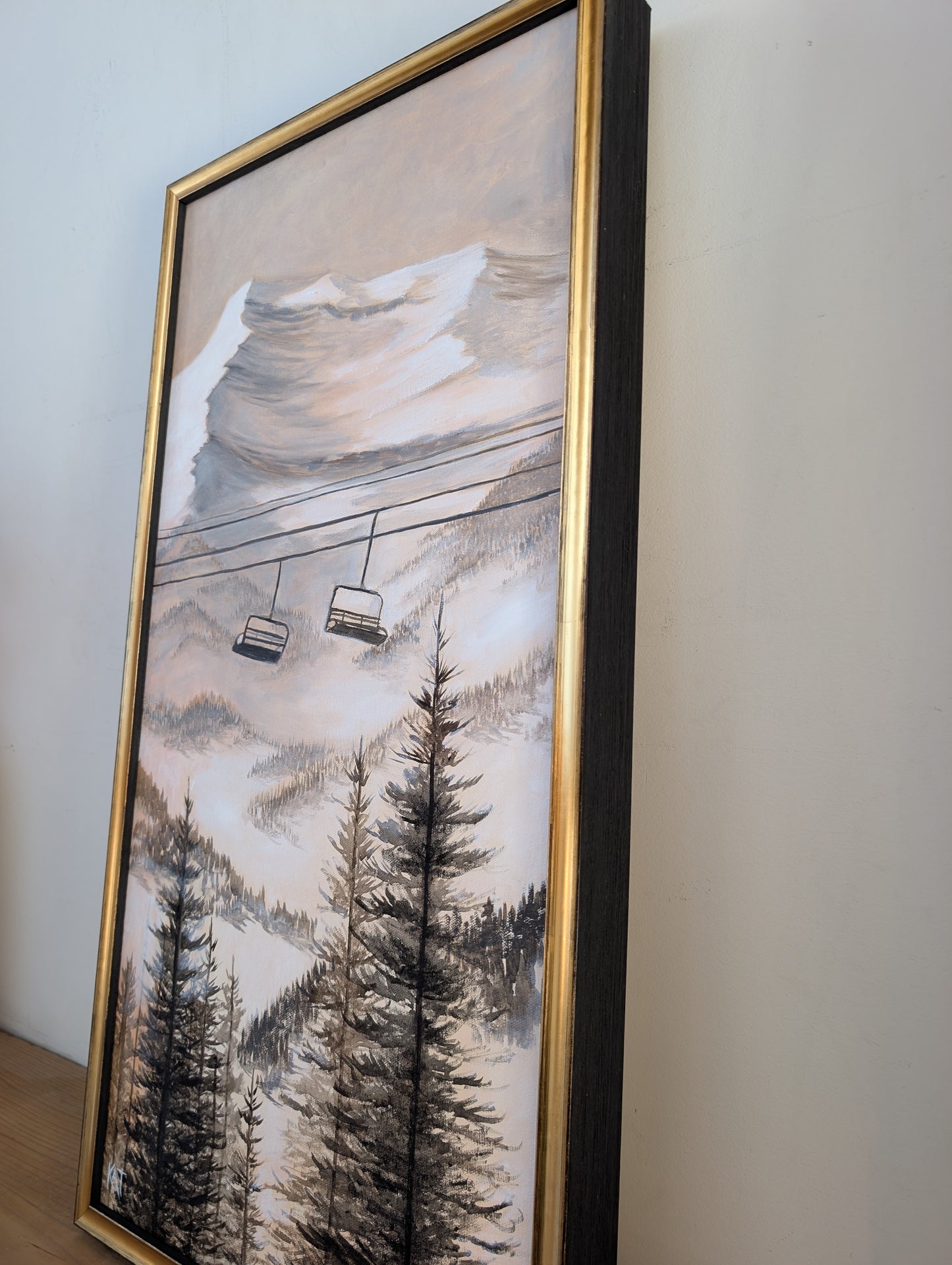 Lines Under Timp Ski Resort and Lift